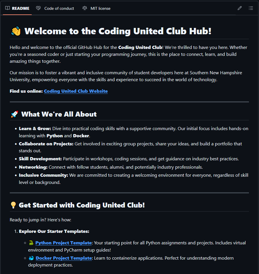 Coding United - GitHub Ecosystem & Resource Hub