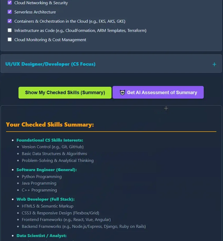 AI Career Skill Explorer
